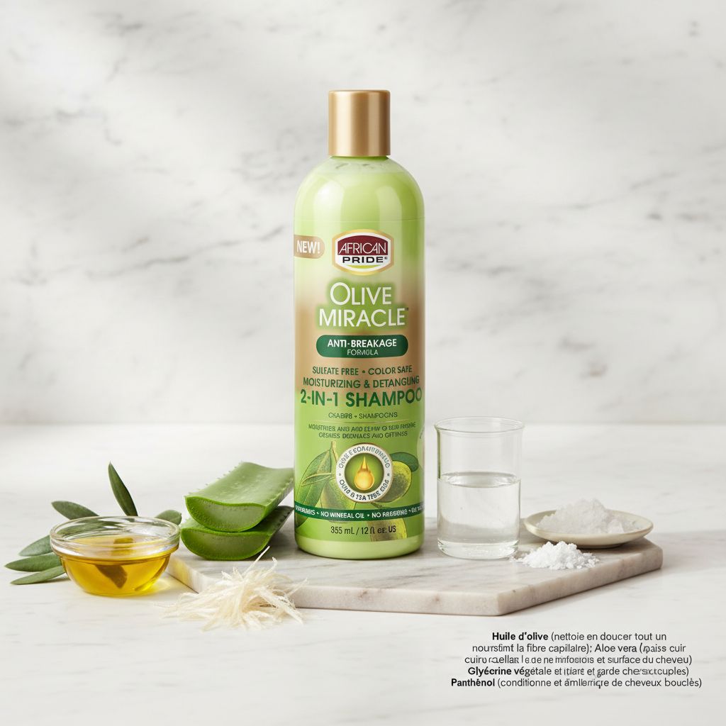 AP-OM Moisturizing & Detangling 2-in-1 Shampoo 355ml - ingredients