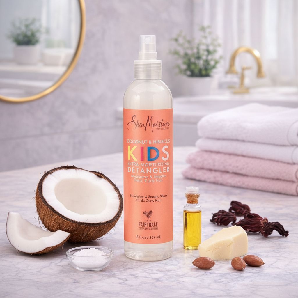 Shea Moisture Coconut & Hibiscus Kids Detangler 237 ml - ingredients