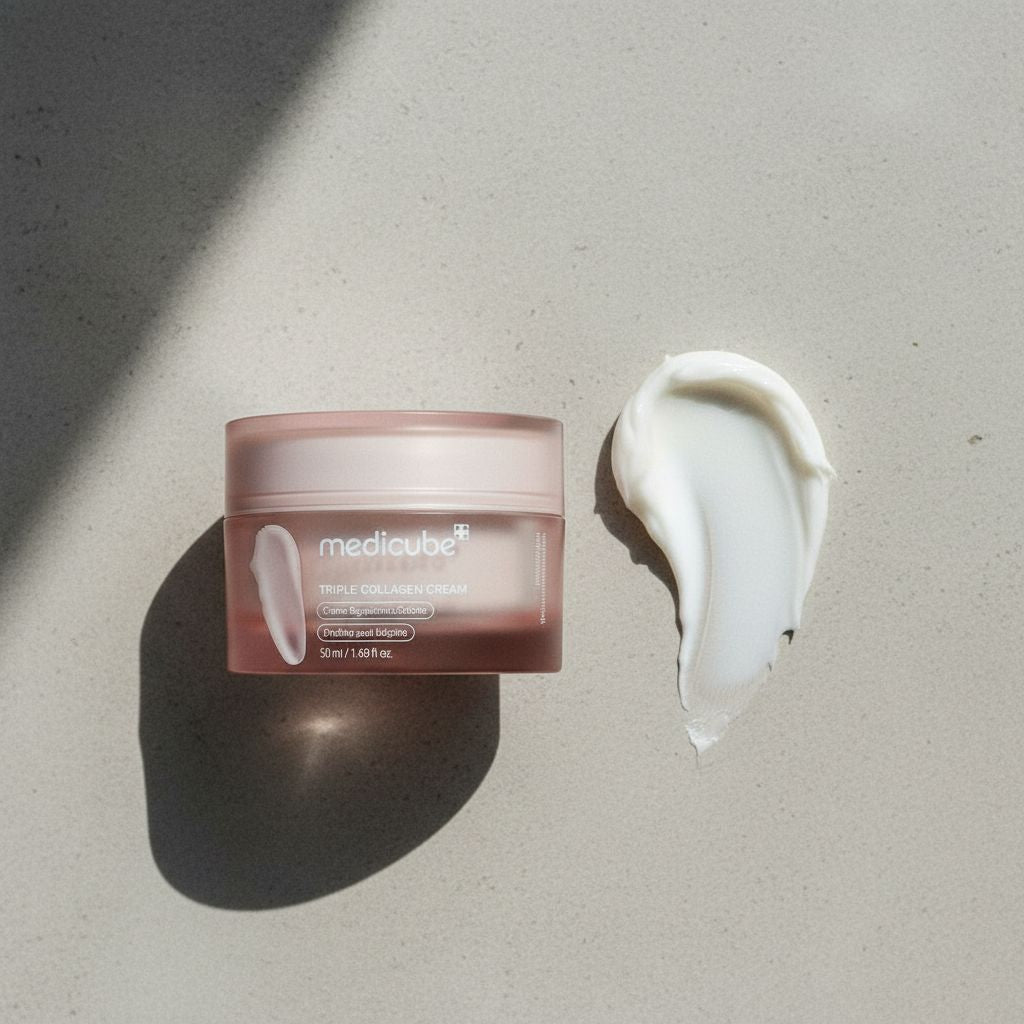 Medicube Triple Collagen Cream 4.0 – Crème Repulpante au Collagène 50 ml - texture