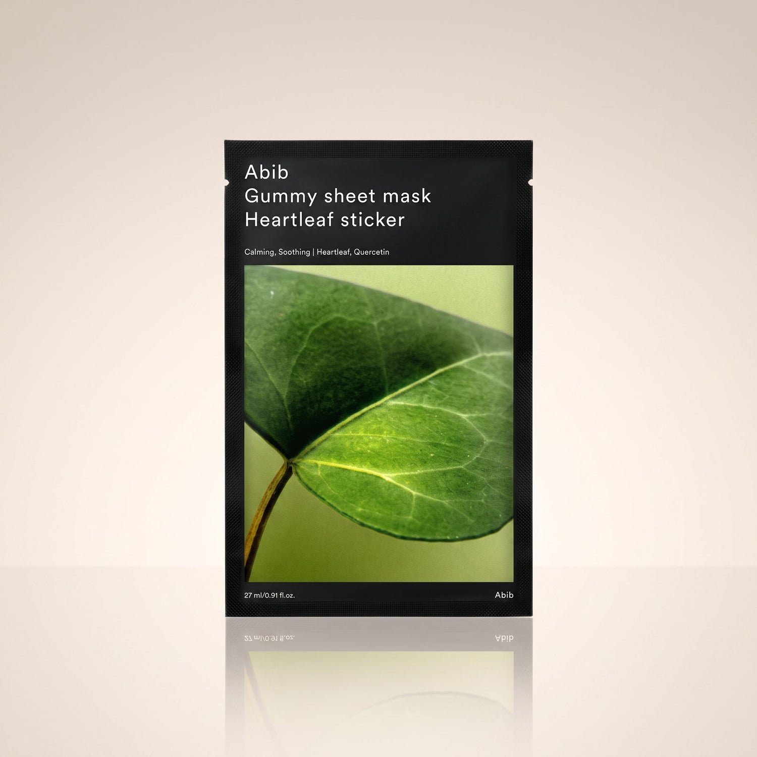 [Abib] [1ea] GUMMY SHEET MASK HEARTLEAF STICKER (2023) — Apaise et hydrate la peau - hero