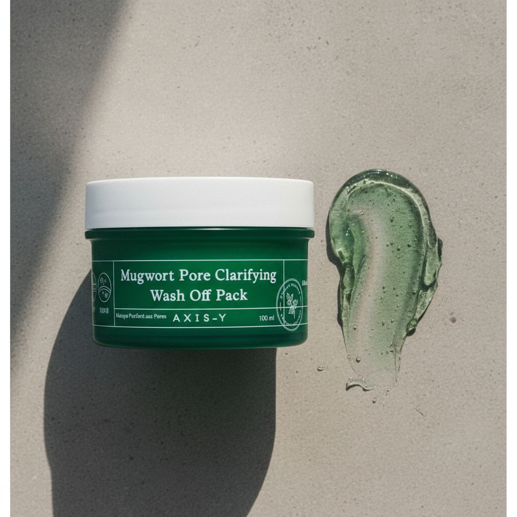 AXIS-Y Mugwort Pore Clarifying Wash-Off Pack – Masque Purifiant aux Pores 100 ml - texture