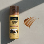EBIN Tinted Lace Spray Dark Brown 80ml - texture