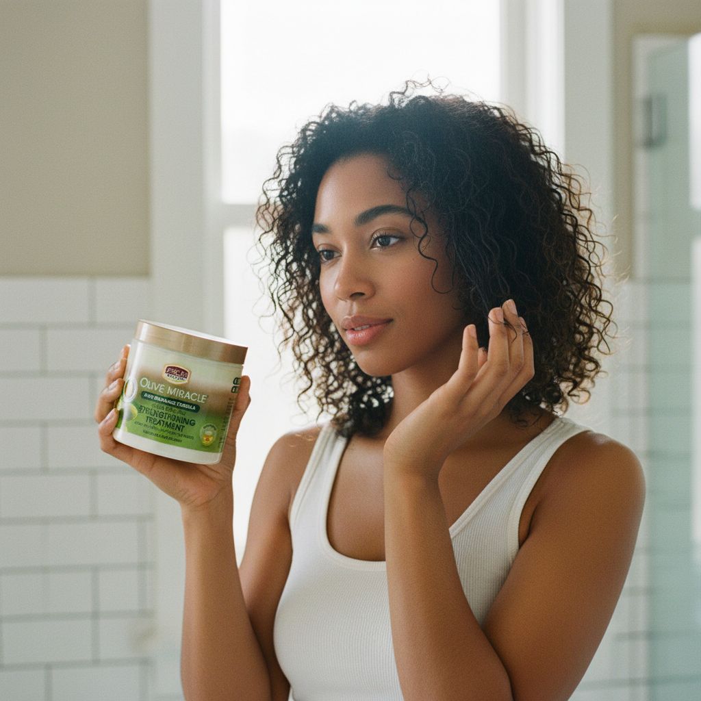 African Pride Olive Miracle – Crème Anti-Casse Fortifiante 5.3oz (Anti-Breakage Cream) - lifestyle