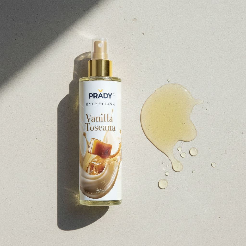 PRADY BODY SPLASH Vanilla Toscana 250ml - texture