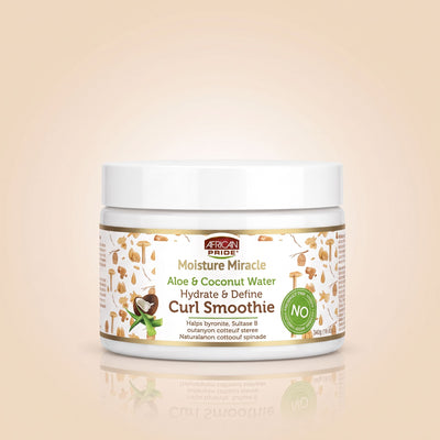 African Pride Moisture Miracle Curl Smoothie 340g — Lissant miracle pour boucles hydratées