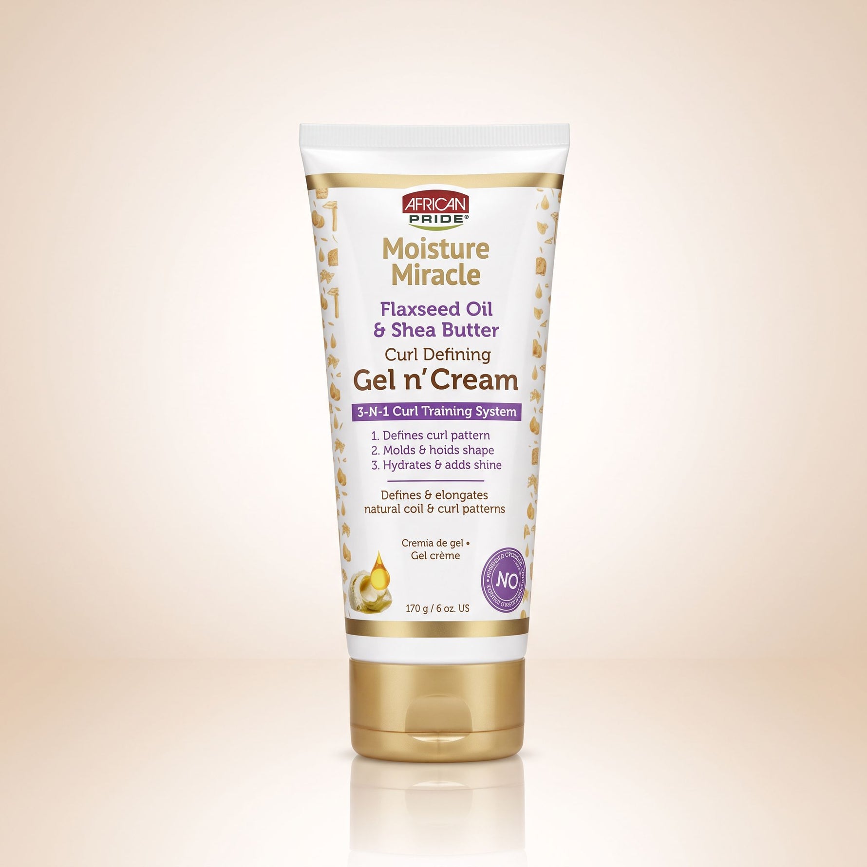 African Pride Moisture Miracle – Gel & Crème Définition Boucles (Gel n' Cream) 170g. - hero