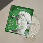 Mary & May - Vegan Collagen Fresh Aloe Mask — Hydratation intense et régénération - texture