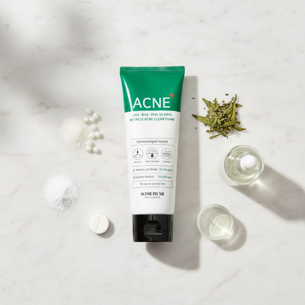 SOME BY MI - Miracle Acne Clear Foam - 50ml — Mousse nettoyante anti-acné puissante - ingredients