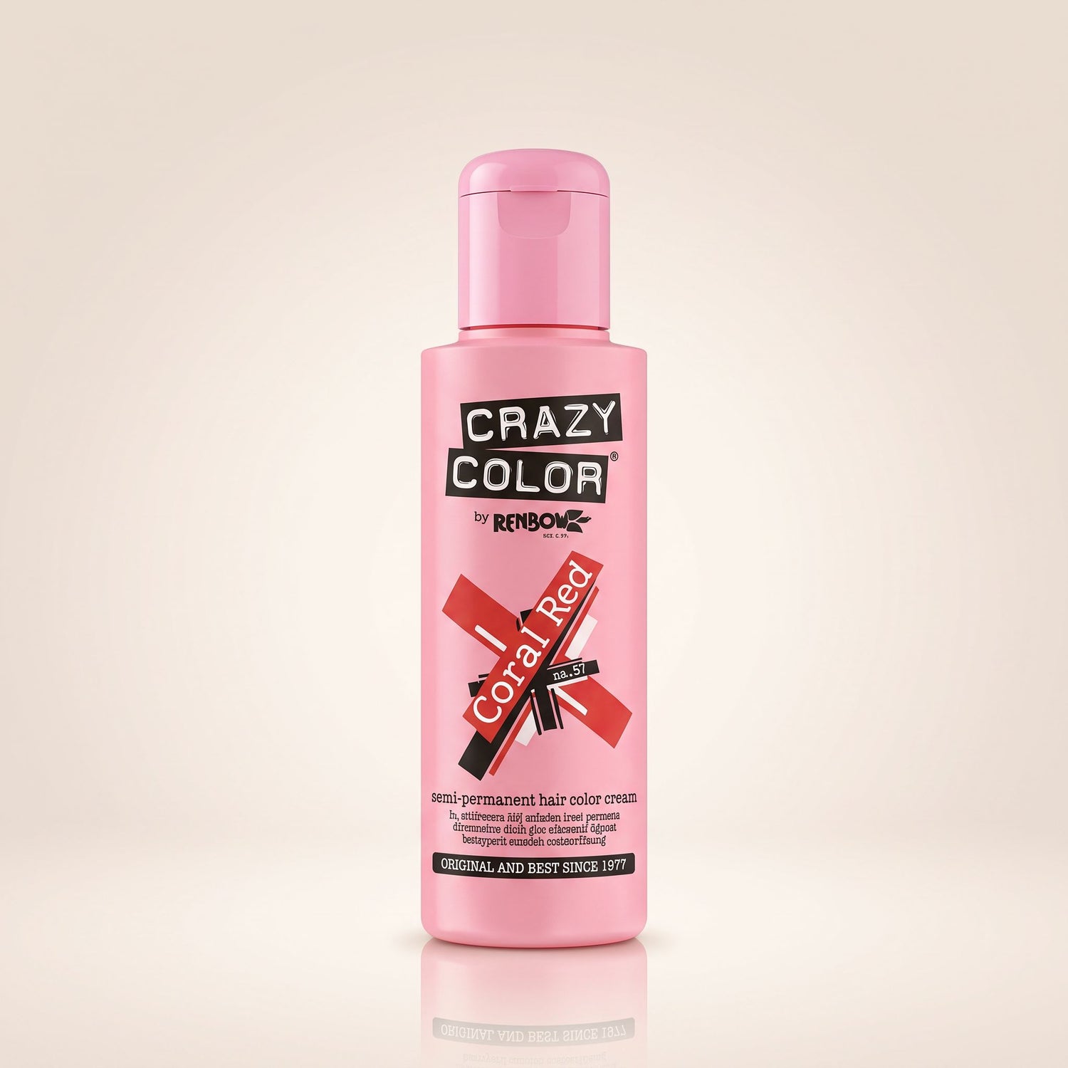 Crazy Color Coral Red 100 ml - hero