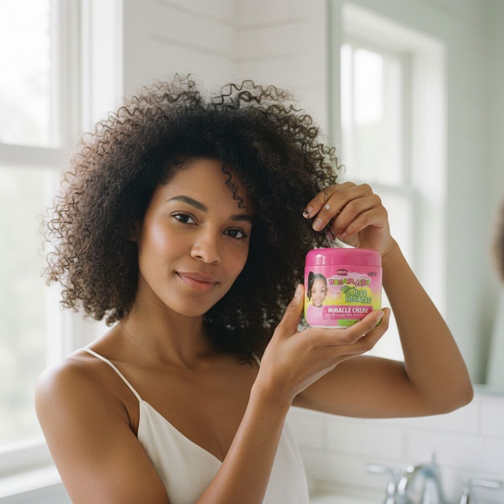African Pride Dream Kids Olive Miracle Crème 177 ml (6 oz) - lifestyle