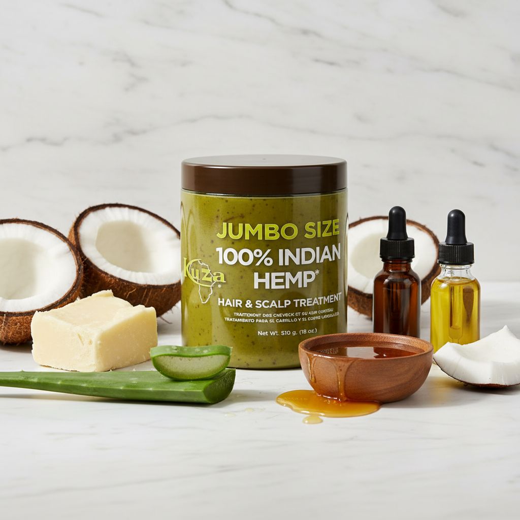 Kuza Indian Hemp Hair & Scalp 18 oz - ingredients