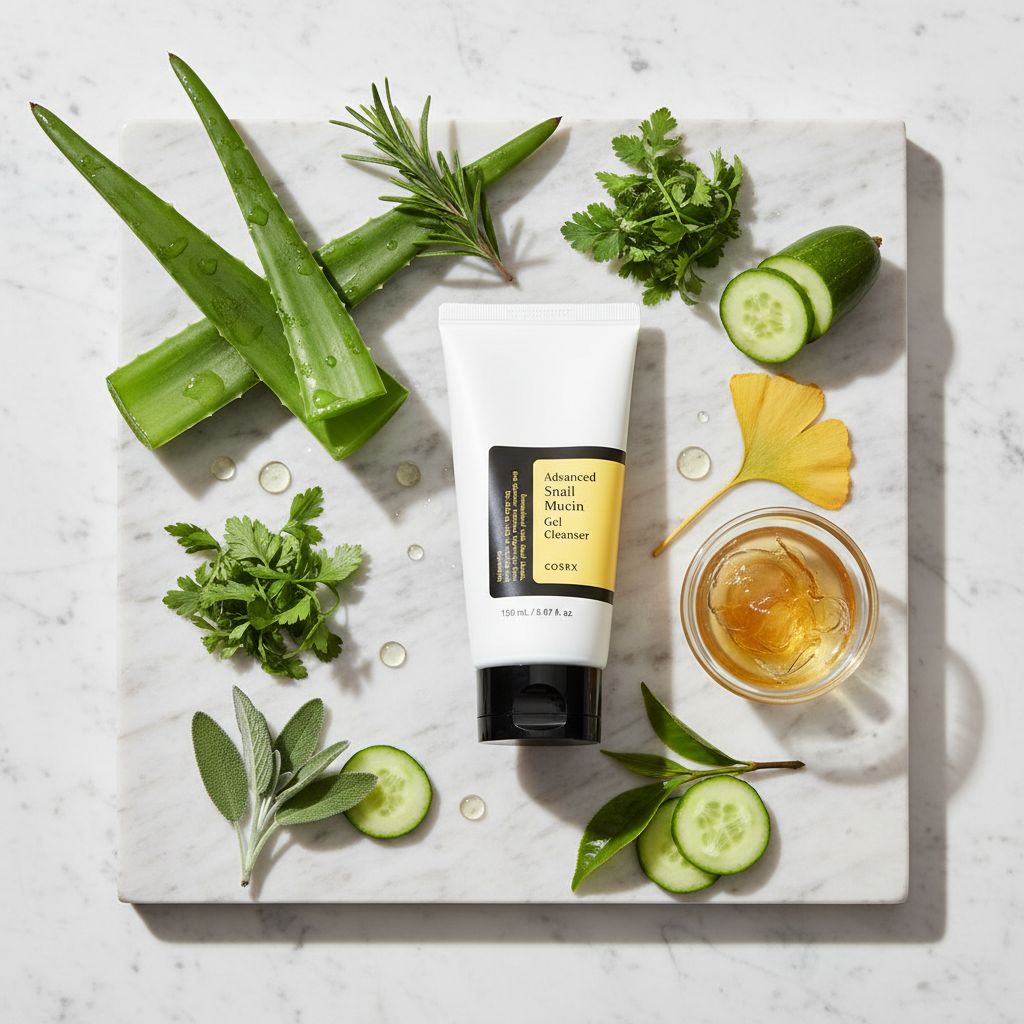COSRX Advanced Snail Mucin Gel Cleanser – Gel Nettoyant Hydratant à la Mucine d’Escargot 150 ml - ingredients