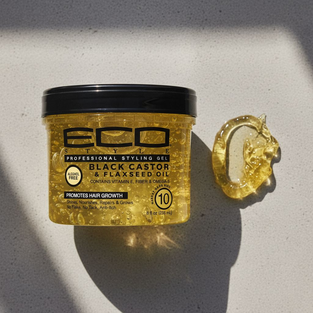 Eco Style Gel Ricin Noir & Huile de Lin 236 ml - texture