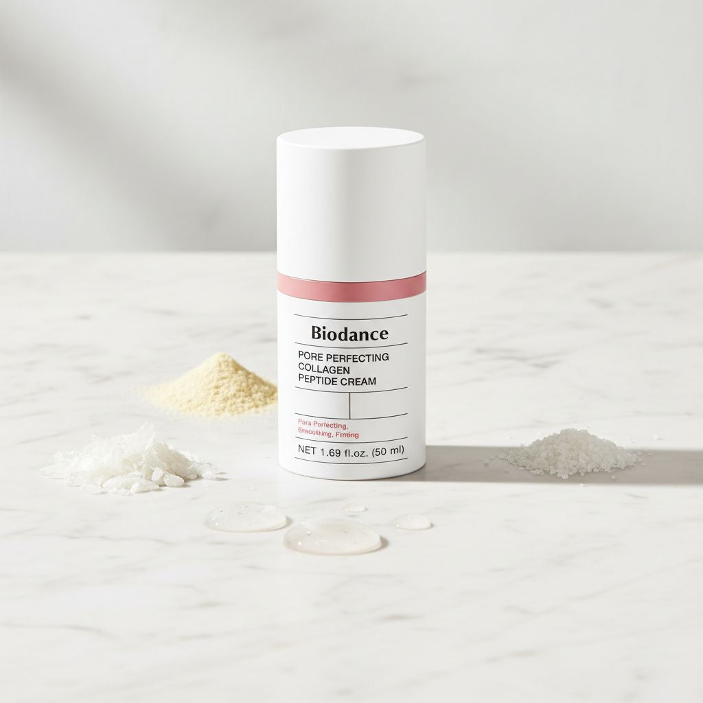 BIODANCE PORE PERFECTING COLLAGEN PEPTIDE CREAM 50ml — Pores affinés, peau lissée - ingredients