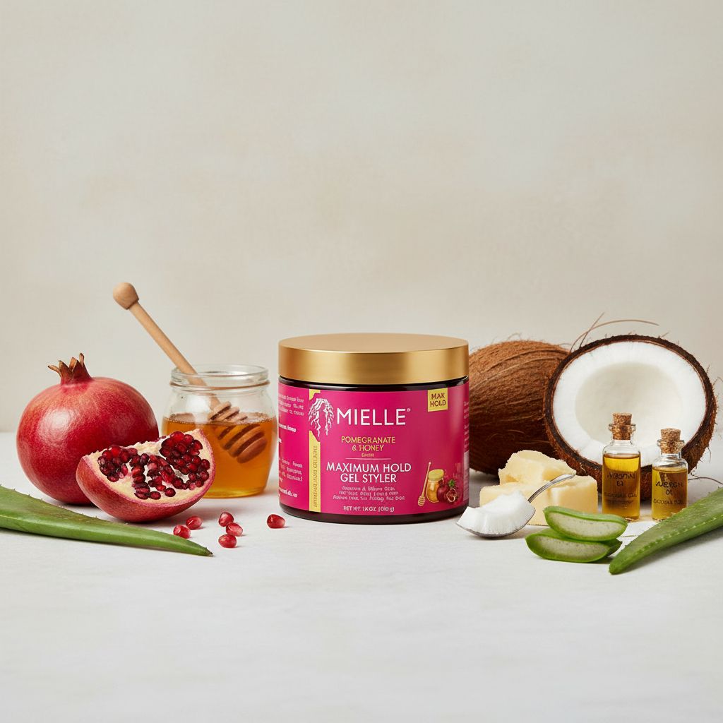 Mielle – Pomegranate & Honey Maximum Hold Gel Styler 454g - ingredients