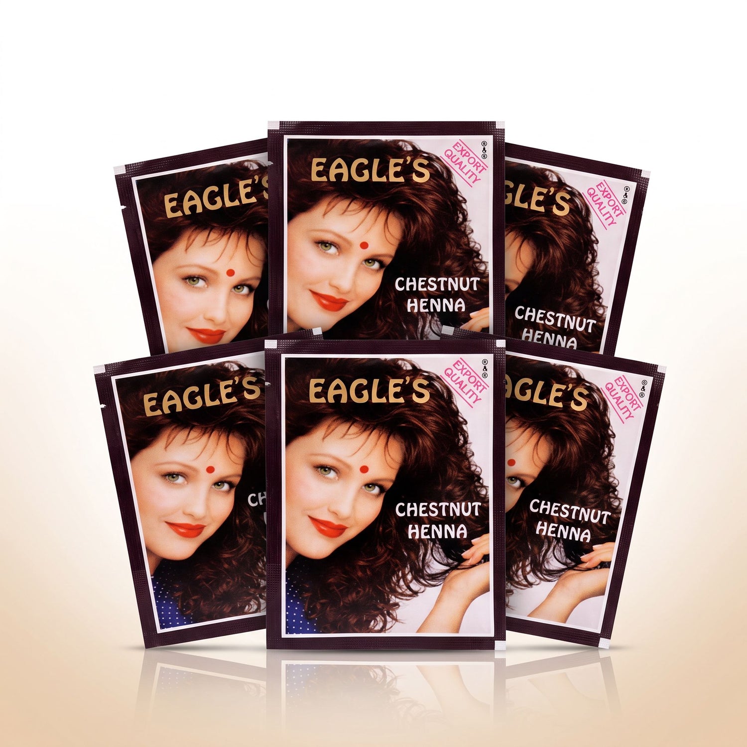 Eagle’s Chestnut Henna – 6 Sachets - hero