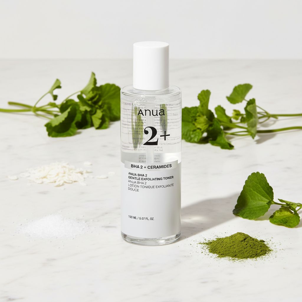 ANUA BHA 2 + CERAMIDES GENTLE EXFOLIATING TONER 150ml — Exfoliation douce et apaisante - ingredients