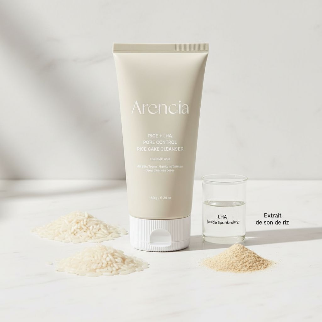 Arencia – Rice + LHA Pore Control Rice Cake Cleanser — Nettoyage en profondeur des pores - ingredients