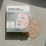 COSRX – The Peptide Collagen Lifting Glow Hydrogel Mask — Hydrogel tenseur éclat collagène - texture