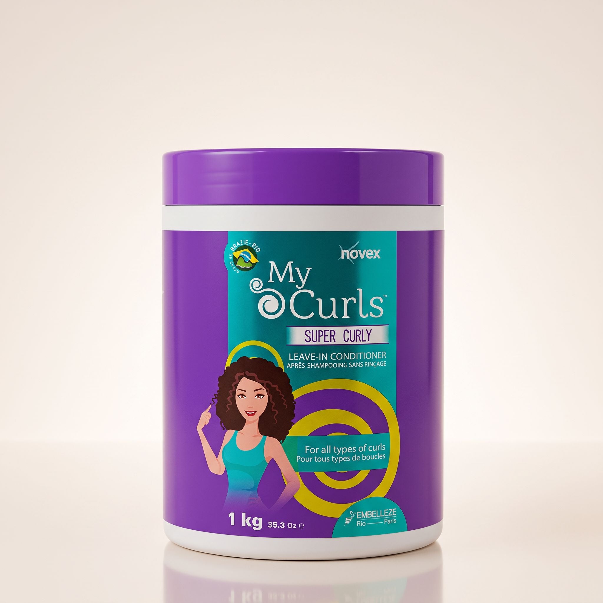 Novex – My Curls Super Curly Leave-In Conditioner 1kg - hero