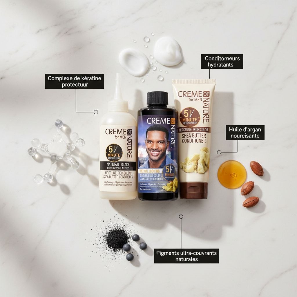 Creme of Nature Coloration Liquide Men Natural Black 1 - ingredients