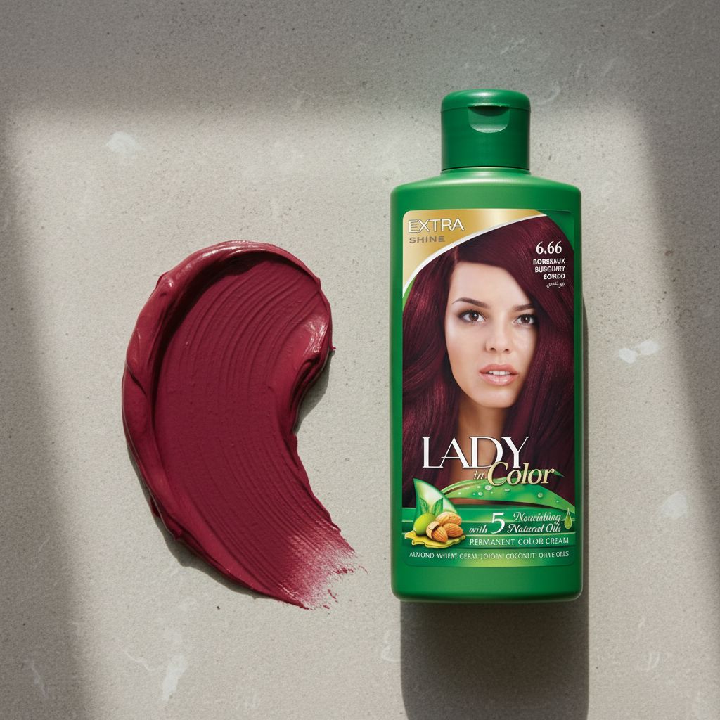 Lady in Color Bordeaux 6.66 - texture