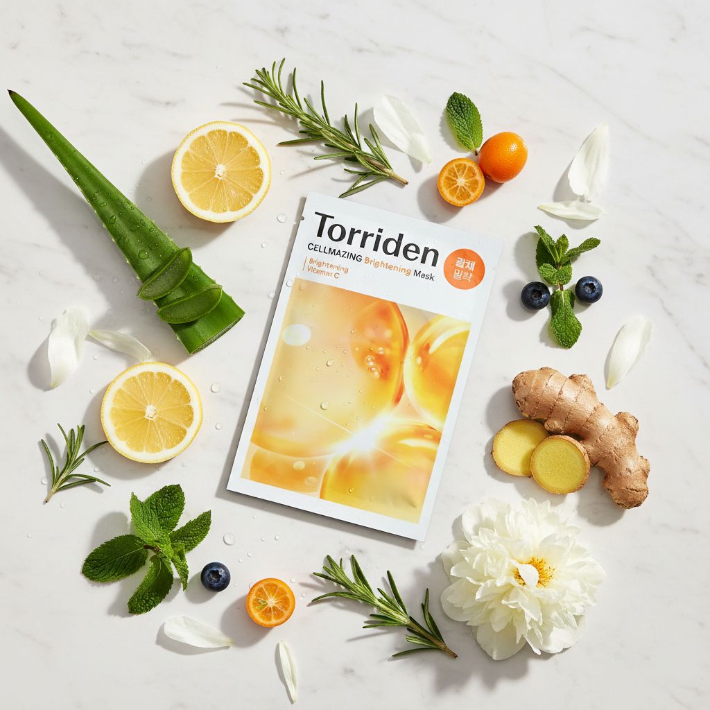 Torriden Cellmazing Brightening Mask – Masque Tissu Éclat 26 ml - ingredients