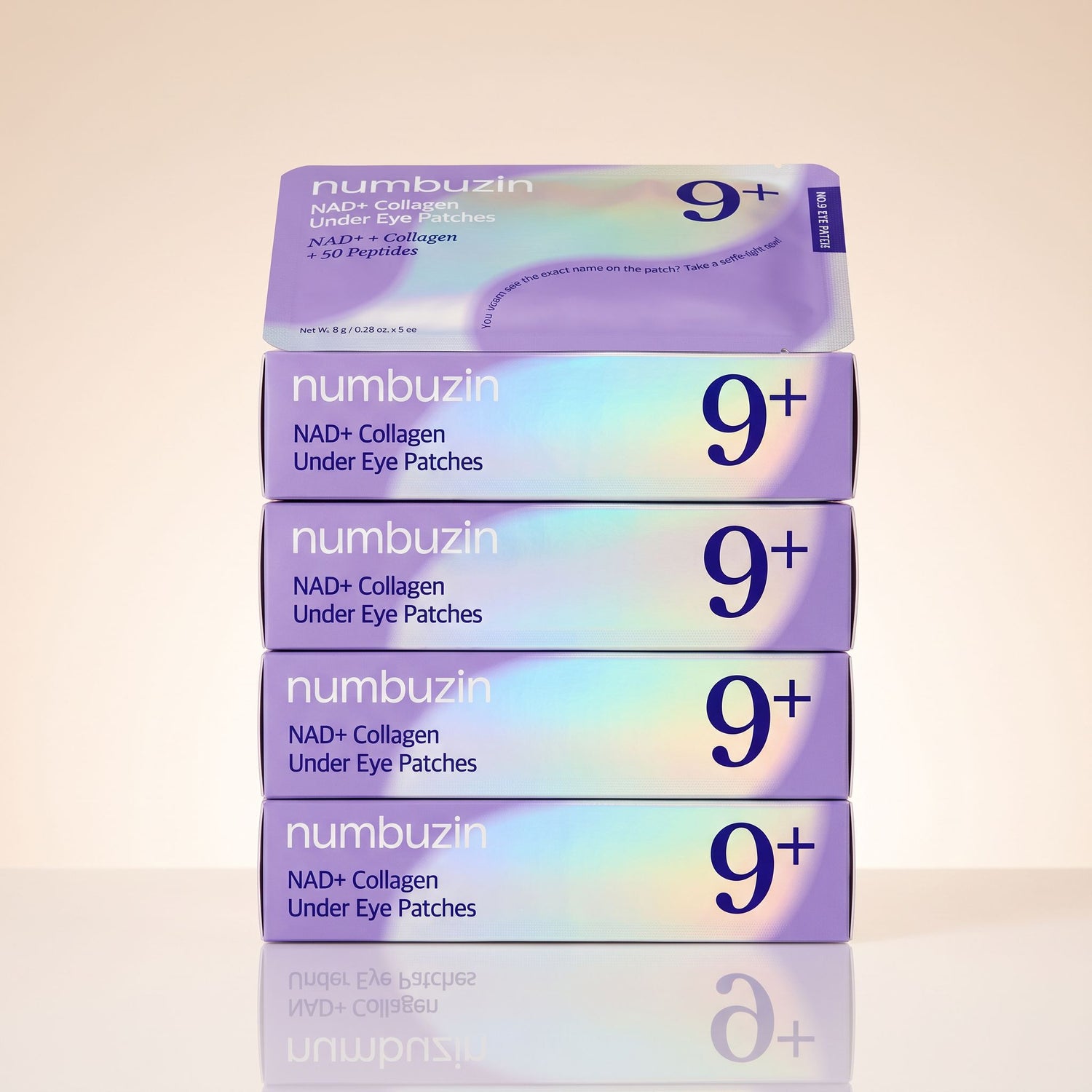 [Numbuzin] 5ea) No.9 NAD Collagen Under Eye Patches — Contour des yeux régénérant collagène - hero
