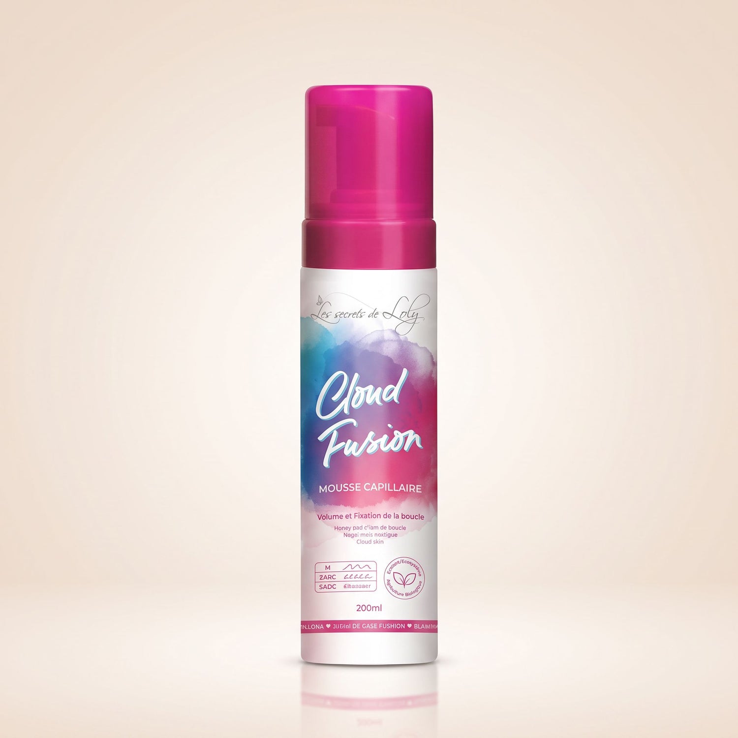 Les Secrets de Loly – Cloud Fusion Mousse Définition & Volume 200ml - hero