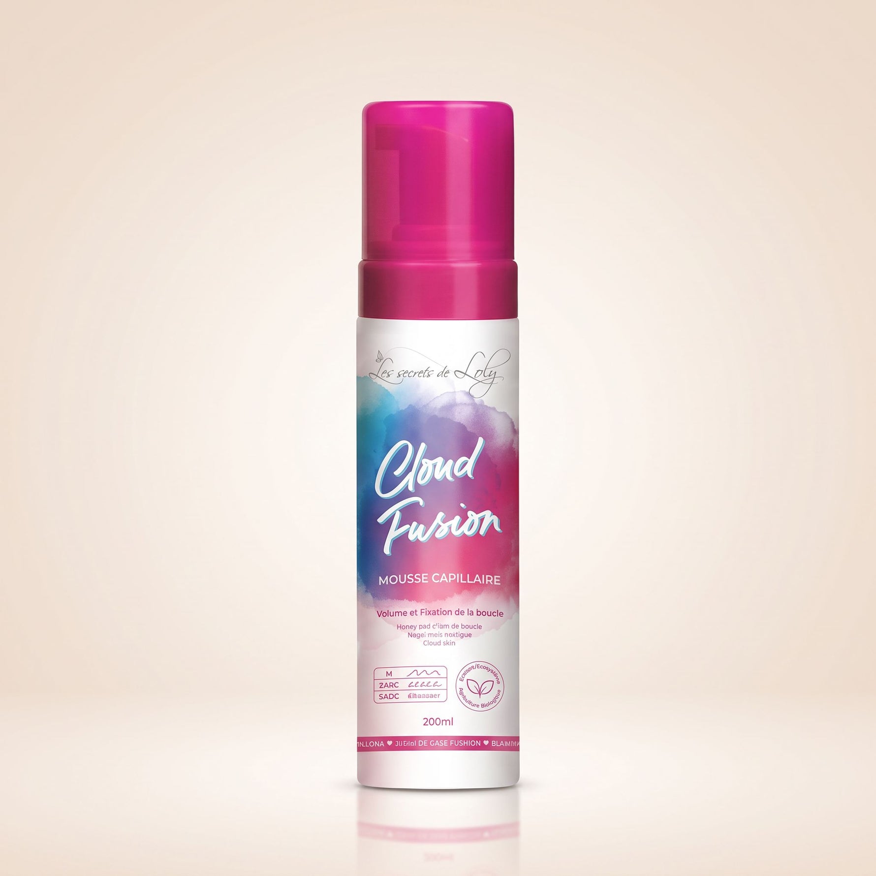 Les Secrets de Loly – Cloud Fusion Mousse Définition & Volume 200ml - hero