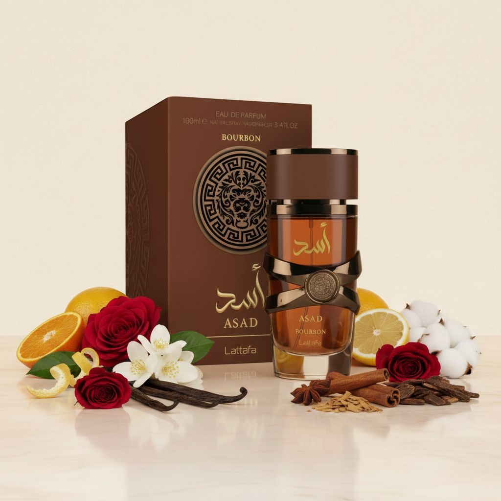 LATTAFA Bourbon Asad Eau de Parfum - 100ml - ingredients