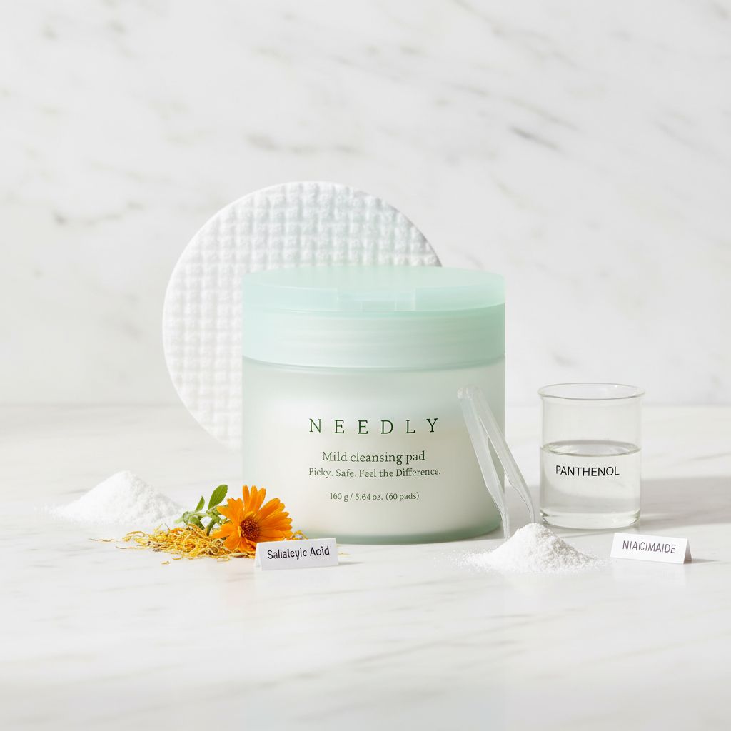 NEEDLY - Mild Cleansing Pad — Nettoyage doux et purifiant - ingredients