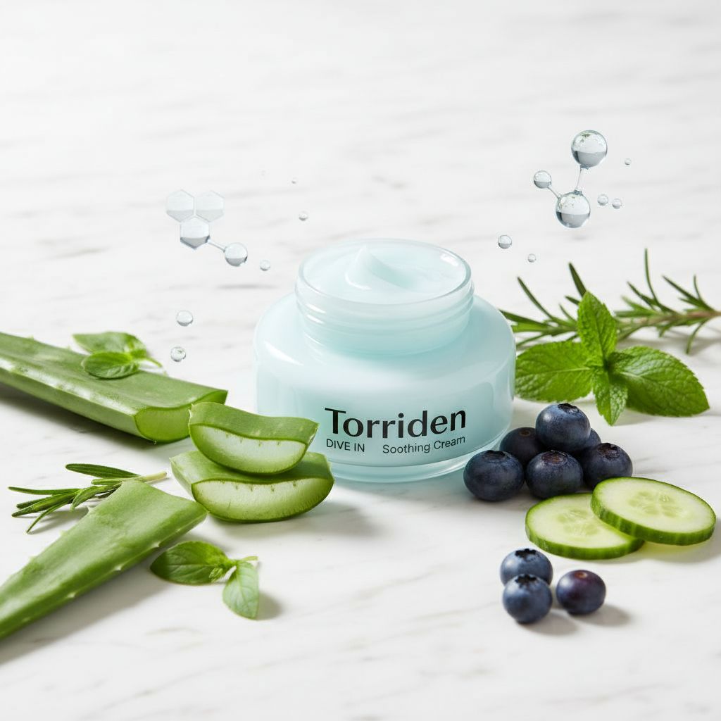 Torriden Hyaluronic Soothing Cream – Crème Hydratante Apaisante 100 ml - ingredients