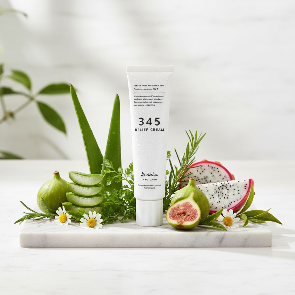 Dr althea 345 Relief Cream – Crème Apaisante Hydratante 50 ml - ingredients