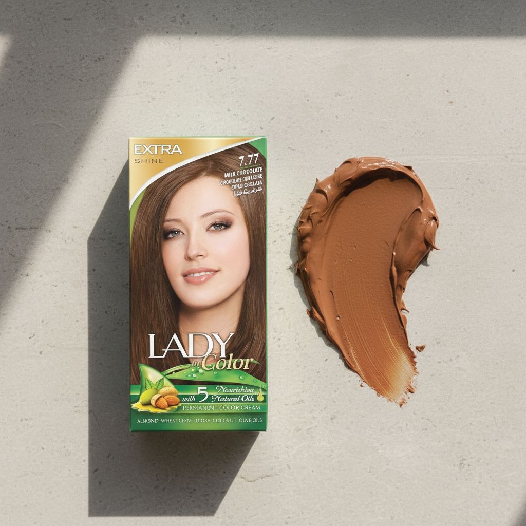 Lady in Color Milk Chocolate 7.77 - texture
