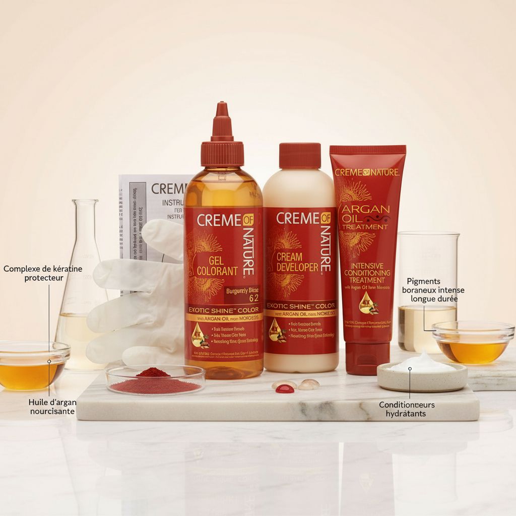 Creme of Nature Gel Hair Color Burgundy Blaze 6.2 - ingredients