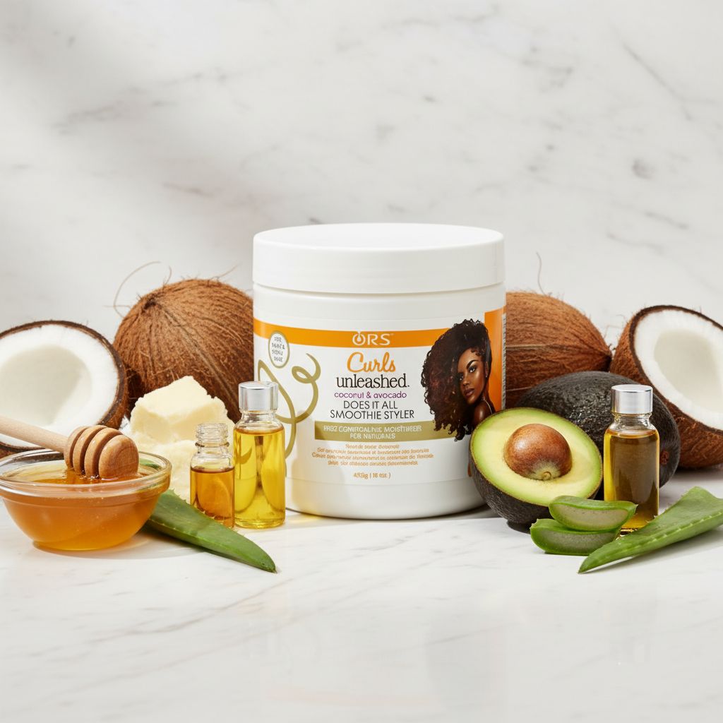ORS – Curls Unleashed Does-It-All Smoothie Styler 455g - ingredients