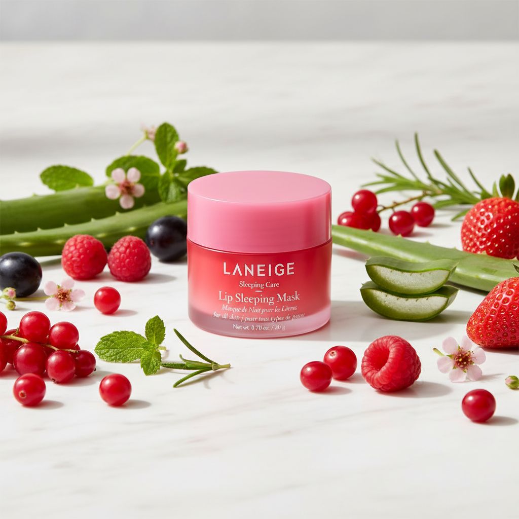 Laneige Lip Sleeping Mask Berry – Masque de Nuit Hydratant pour les Lèvres 20 g - ingredients