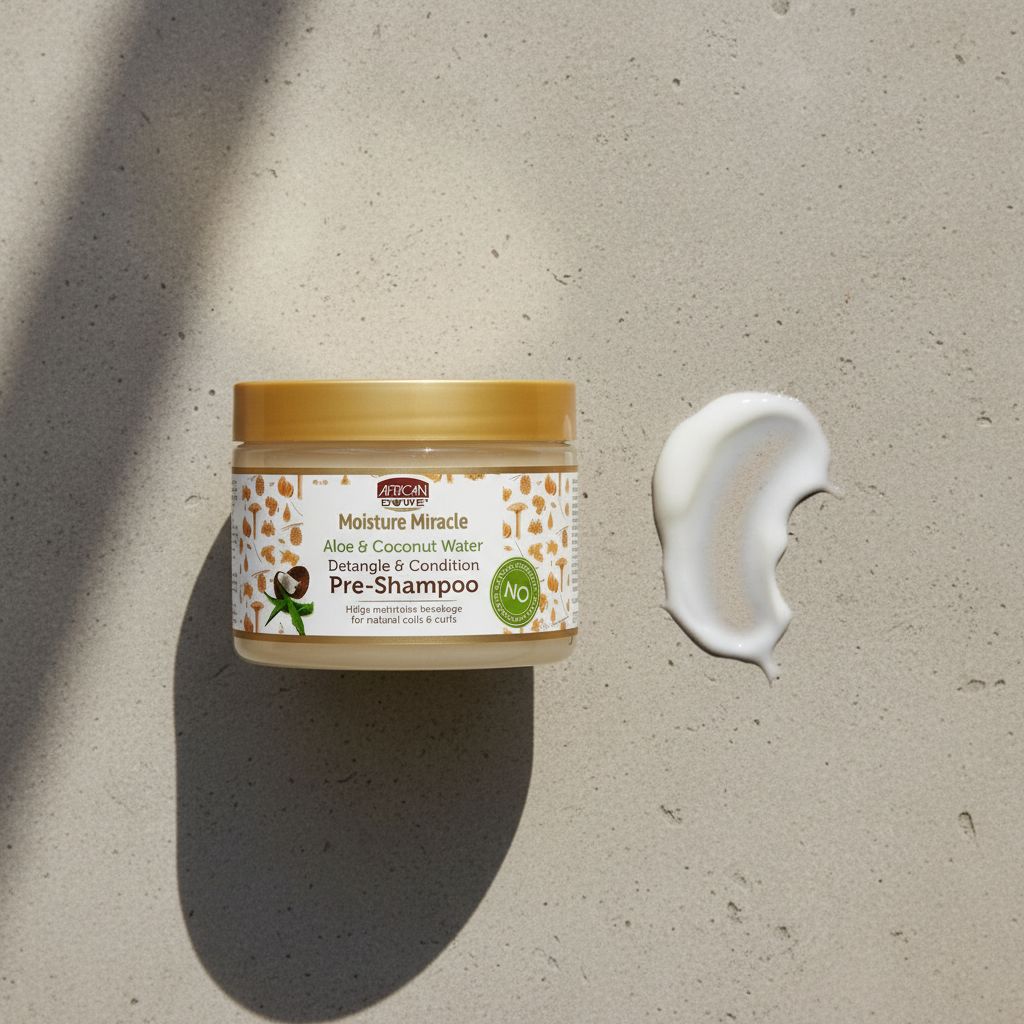 African Pride Moisture Miracle – Soin Pré-Shampoing Nourrissant 340g - texture