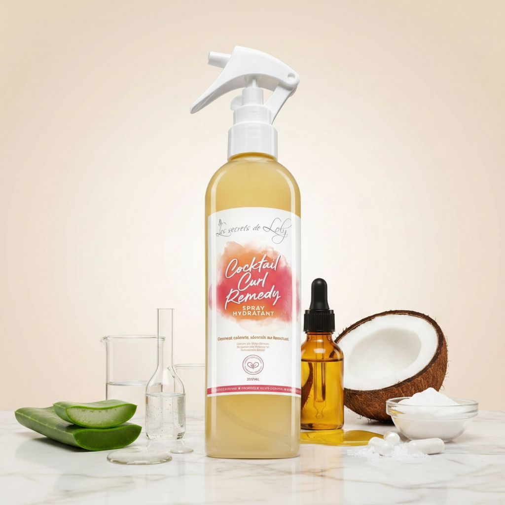 Les Secrets de Loly – Cocktail Curl Remedy Leave-In Hydratant 310ml - ingredients