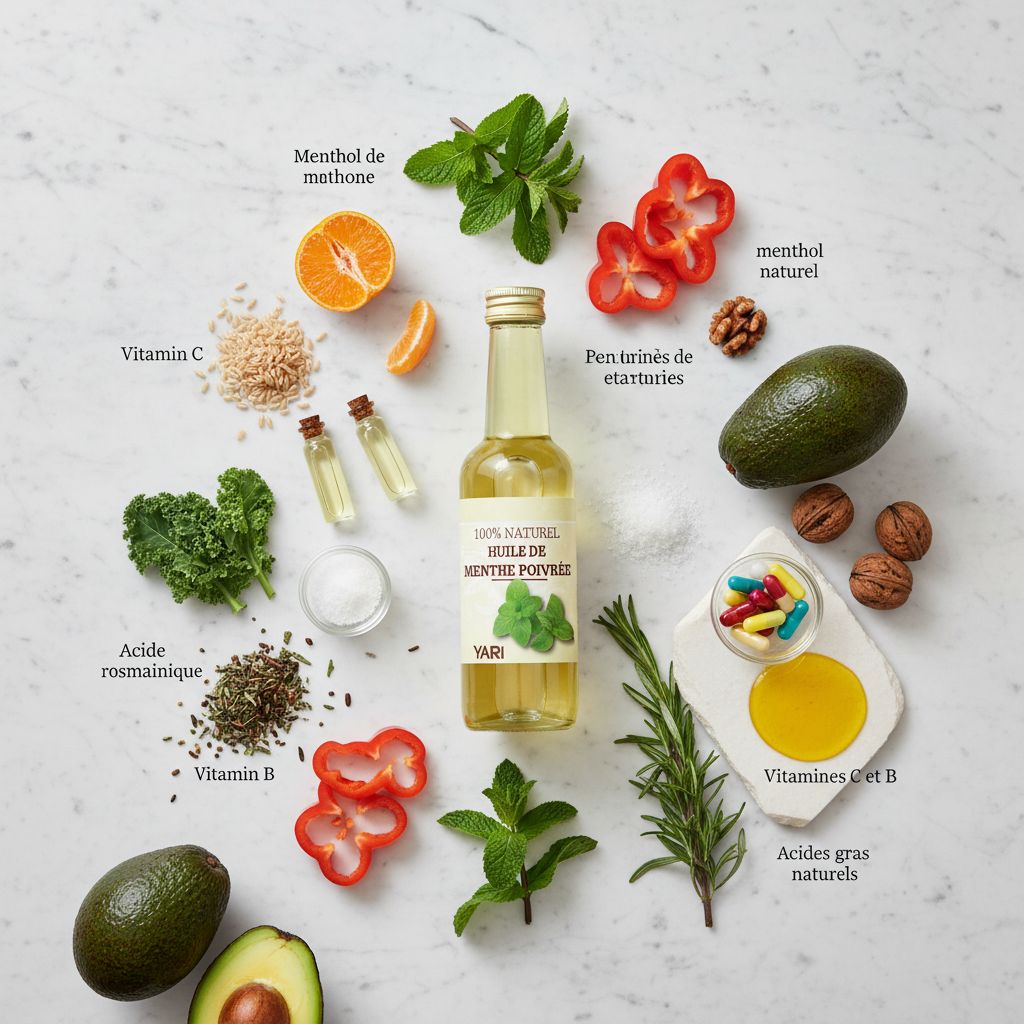 Yari Huile de Menthe Poivrée 250 ml - ingredients