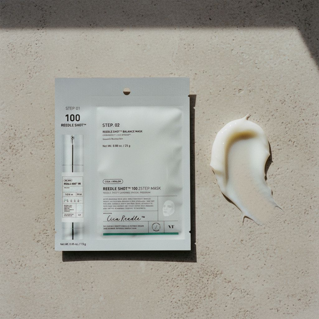 [VT] REEDLE SHOT 100 2-STEP MASK (1.5G+25G) — Lissage intensif et rajeunissement cutané - texture
