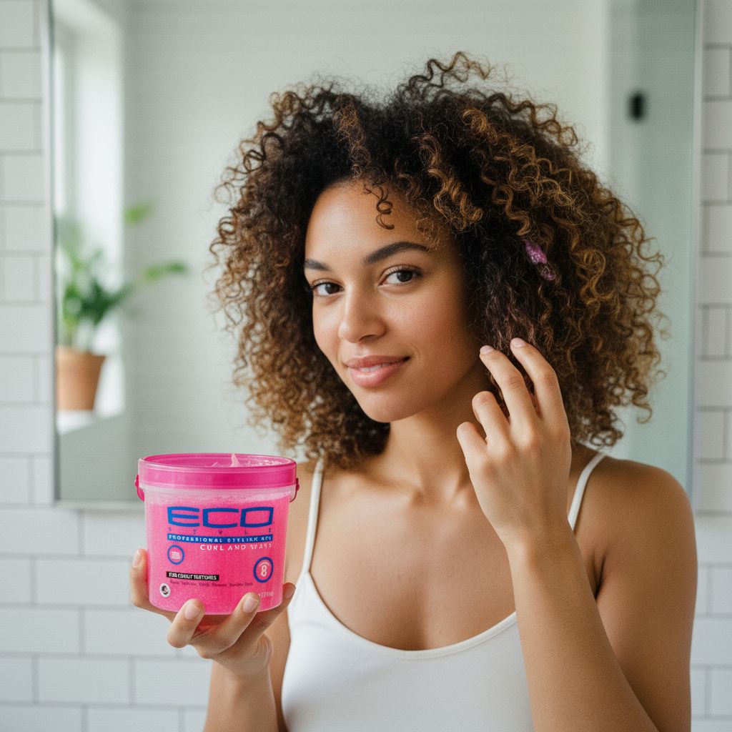 Eco Style Gel Curl & Wave (Pink) 236 ml - lifestyle