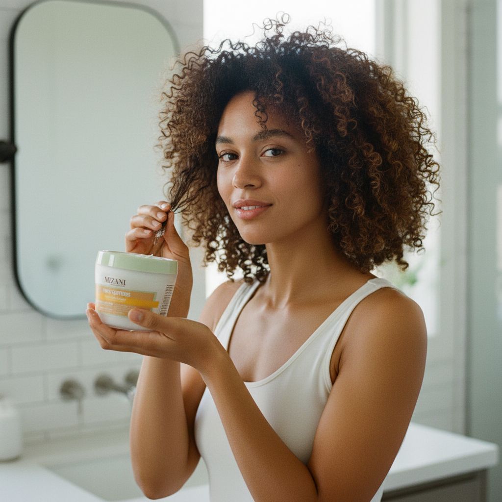 Mizani – True Textures Curl Moisture Stretch Crème Définition 8oz - lifestyle