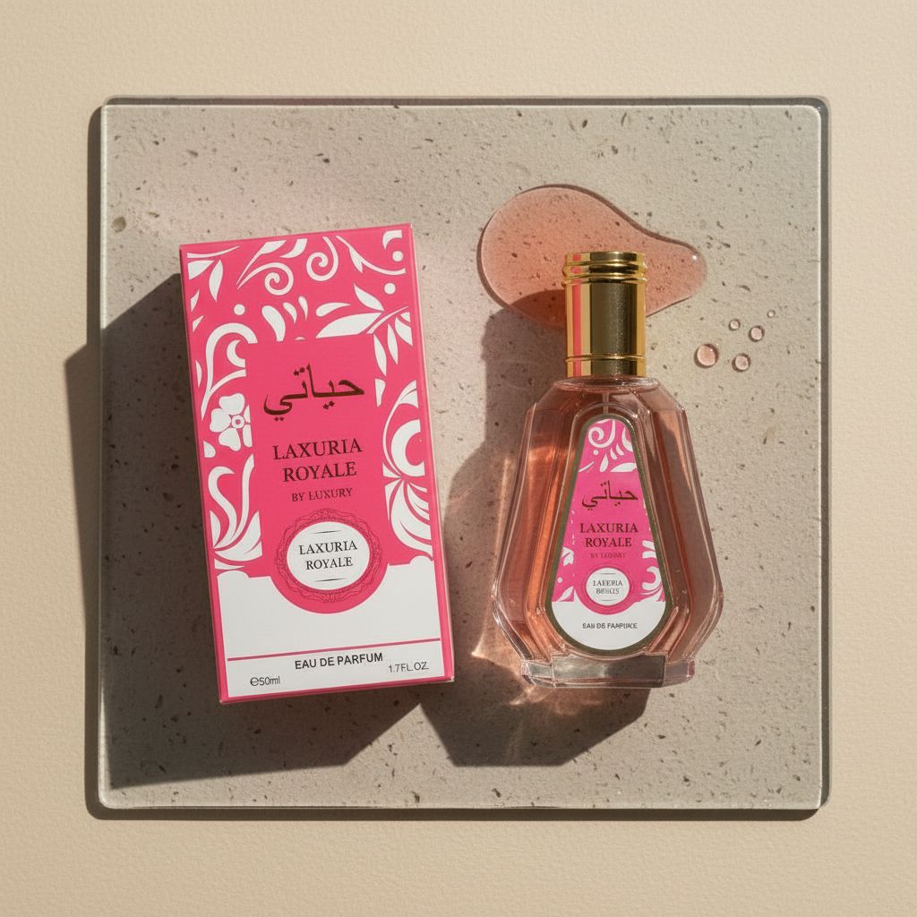 PARFUM CP LAXURIA ROSE REF KM445 55ML - texture