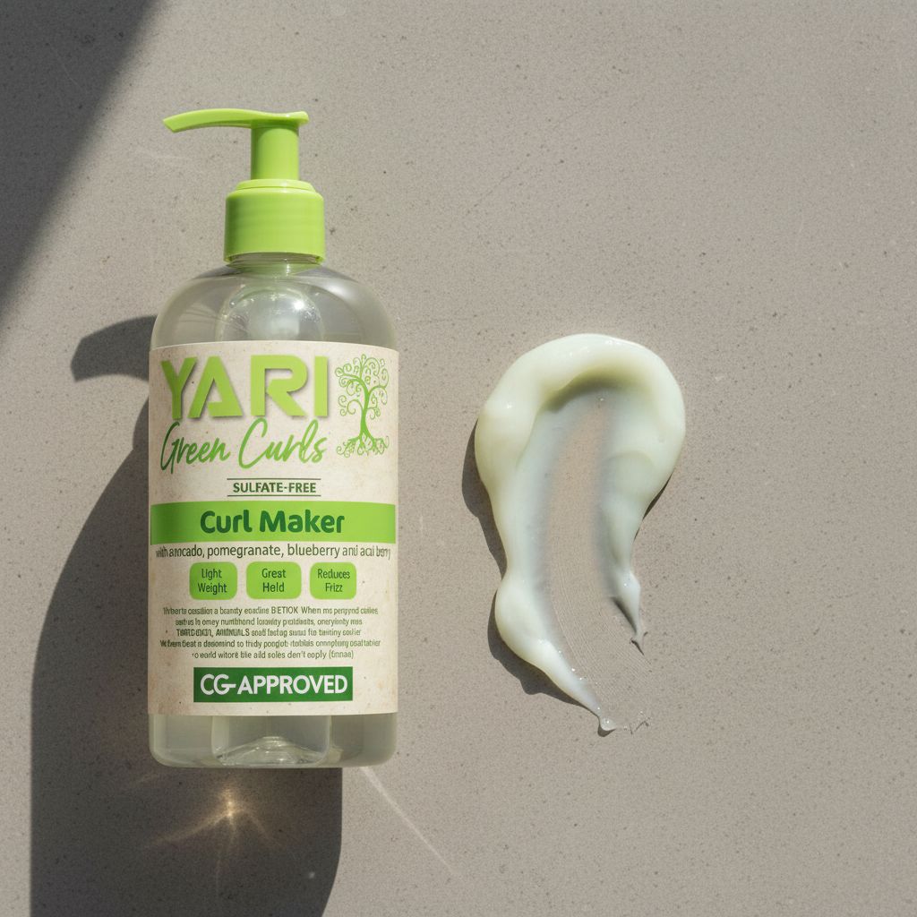 Yari Green Curls Curl Maker Gel Définition Boucles 384ml - texture