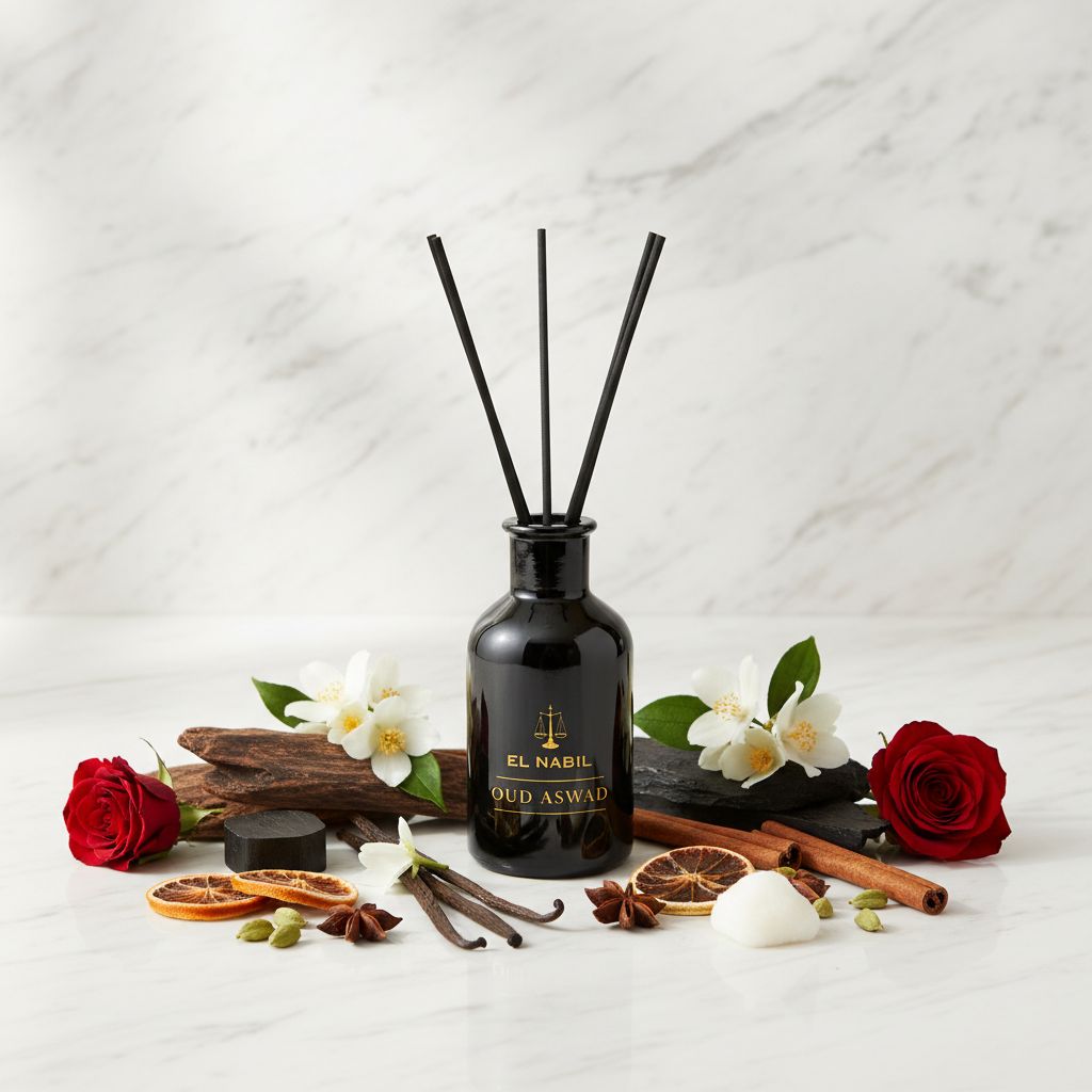 EL NABIL Oud Aswad Parfum D'interieur 125ml - ingredients