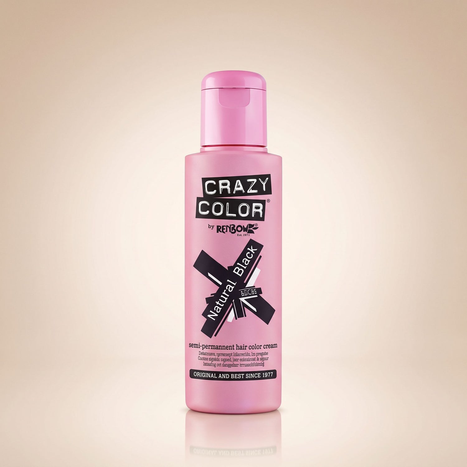 Crazy Color Natural Black 100 ml - hero