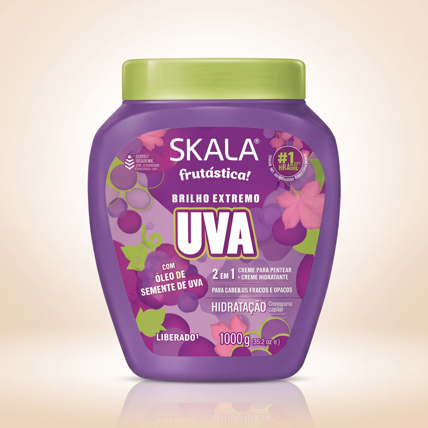 Skala Frutástica Uva Brilho Extremo Crème Capillaire Multifonction 1kg - hero