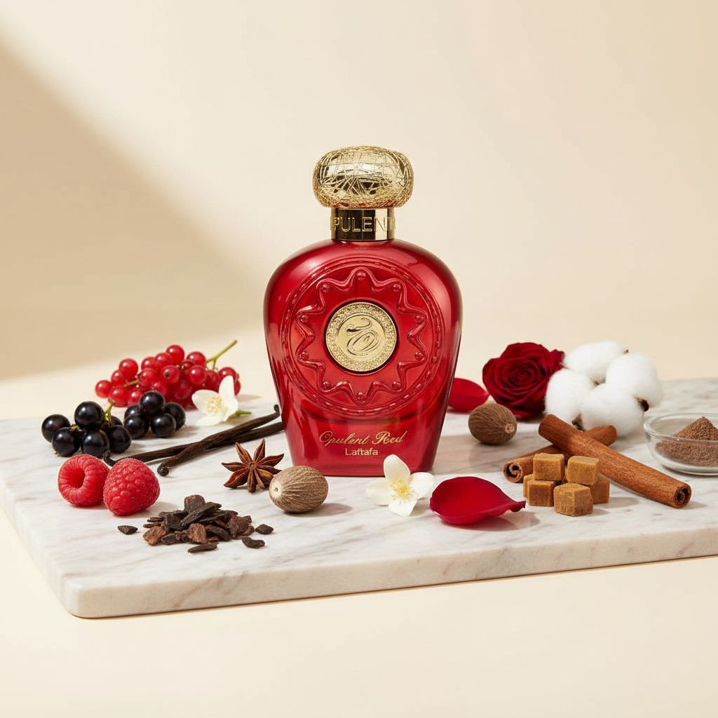 LATTAFA Opulent Red Eau de Parfum 100ml - ingredients